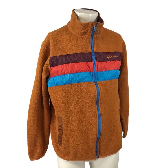 cotopaxi Other - COTOPAXI ~ MENS XL ~ BURNT ORANGE COLORFUL FULL ZIP FLEECE JACKET